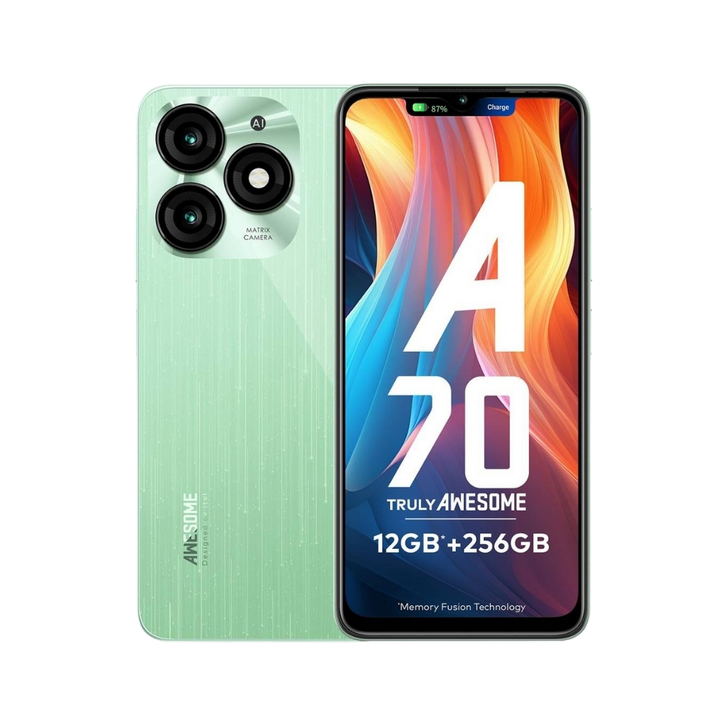 ايتل A70 ذاكرة 256 جيجا 12 رام 4G أخضر