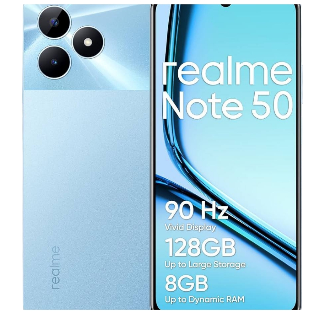 ريلمي نوت 50 ذاكرة 128جيجا 4+4 رام 4G أزرق